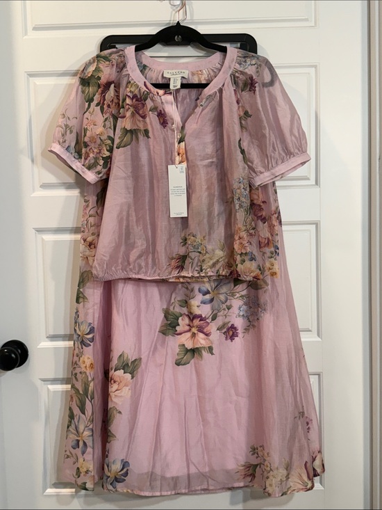 Calypso St. Barth Dresses & Skirts - calypso st barth Floral Print Ruffle Embellishment Skirt Set small NWT
